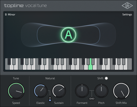 Studiový softwarový Plug-In efekt Universal Audio UAD Topline Vocal Tune (Digitální produkt) - 5