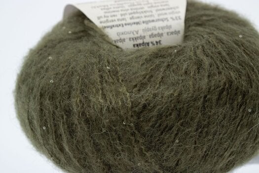 Pređa za pletenje Austermann Starlight Alpaca & Merino 90362-6 Olive Pređa za pletenje - 2