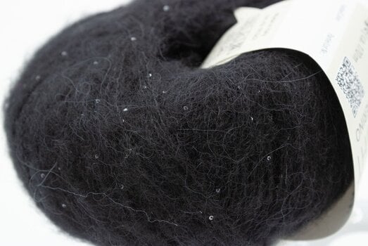 Pređa za pletenje Austermann Starlight Alpaca & Merino 90362-8 Black Pređa za pletenje - 2