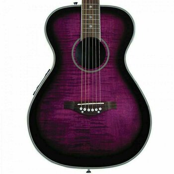 Electro-acoustic guitar Daisy Rock Pixie Electro Acoustic Purple Burst - 2