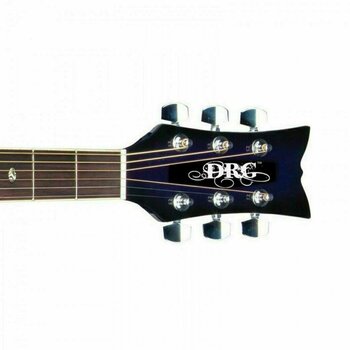 Jumbo elektro-akoestische gitaar Daisy Rock Wildwood Artist Royal Blue Burst - 3