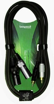 Bespeco EAY2X2R150 1,5 m Audio kabel