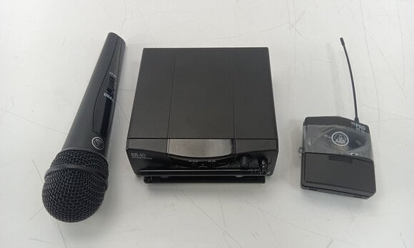 Belaidė sistema AKG WMS40 Mini2 Vocal/Instrumental Dual Belaidė sistema US25B: 537.900MHz + US25D: 540.400MHz (Tik išpakuotas) - 2