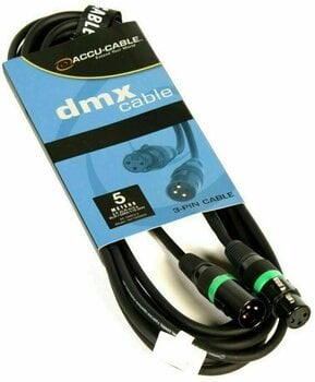 Kabel za DMX luči ADJ AC-DMX3/5 3 p. XLRm/3 p. XLRf 5m DMX - 2