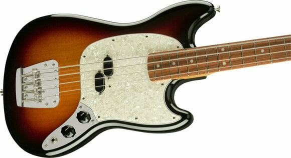 Elektrische basgitaar Fender Vintera 60s Mustang Bass PF 3-Tone Sunburst - 4