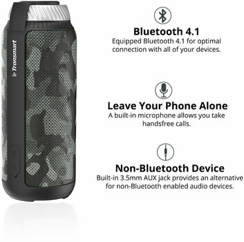 Portable Lautsprecher Tronsmart Element T6 Grey - 2