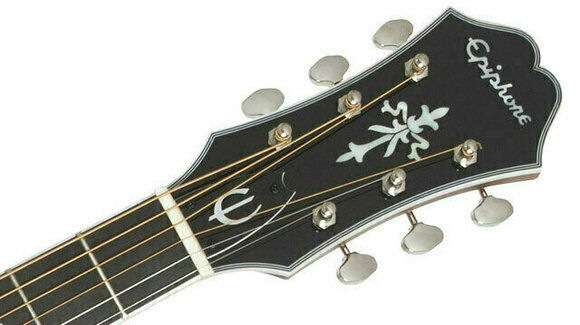 Speciell akustisk-elektrisk gitarr Epiphone SST Coupe Ebony - 4