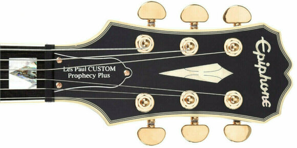 Elektrische gitaar Epiphone Prophecy Les Paul Custom Plus GX Outfit Midnight Ebony - 4
