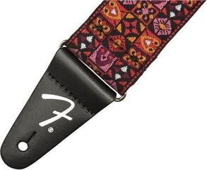 Textile guitar strap Fender 2'' Festival Textile guitar strap Red - 1