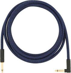 Instrumentkabel Fender Festival Series Blue Dream 3 m Recht - Gebogen Instrumentkabel - 1