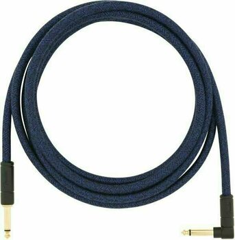 Instrument Cable Fender Festival Series Blue 3 m Straight - Angled - 2