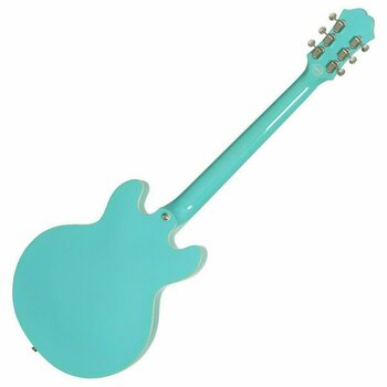 Semi-akoestische gitaar Epiphone Casino Coupe Turquoise - 2