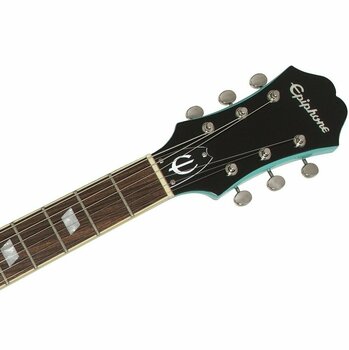 Semi-akoestische gitaar Epiphone Casino Coupe Turquoise - 3