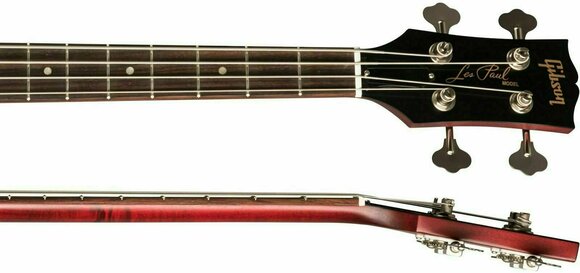 Elektrische basgitaar Gibson Les Paul Junior Tribute DC Worn Cherry - 5