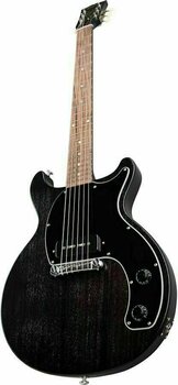 Elektriska gitarrer Gibson Les Paul Junior Tribute DC Worn Ebony - 2