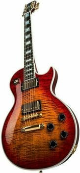 Guitare électrique Gibson LP Axcess Custom Figured Top Ebony FB Gloss Bengal Burst - 2