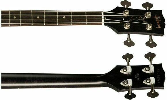 4-strängad basgitarr Gibson Les Paul Junior Tribute DC Worn Ebony - 5