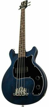 E-Bass Gibson Les Paul Junior Tribute DC Blue Stain - 2