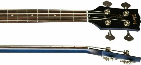 Elektrische basgitaar Gibson Les Paul Junior Tribute DC Blue Stain - 5