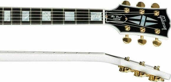 Guitarra eléctrica Gibson Les Paul Custom Alpine White - 5