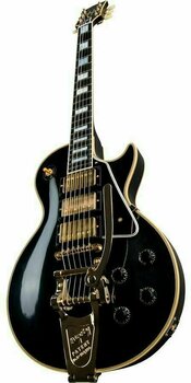 Guitarra eléctrica Gibson 1957 Les Paul Custom Reissue 3-Pickup Bigsby VOS Ebony - 2
