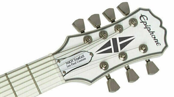 E-Gitarre Epiphone Matt Heafy SnØfall Les Paul Custom 7 Outfit Alpine White - 4