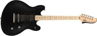 Halvakustisk guitar Fender Squier Contemporary Active Starcaster MN Flat Black Halvakustisk guitar - 1