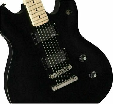 Gitara semi-akustyczna Fender Squier Contemporary Active Starcaster MN Flat Black - 4