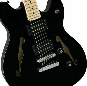 Halbresonanz-Gitarre Fender Squier Affinity Series Starcaster MN Schwarz - 4
