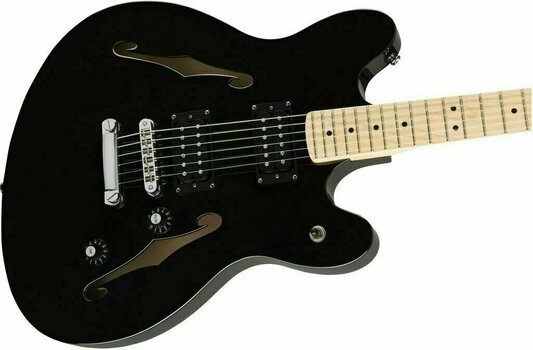 Halbresonanz-Gitarre Fender Squier Affinity Series Starcaster MN Schwarz - 5