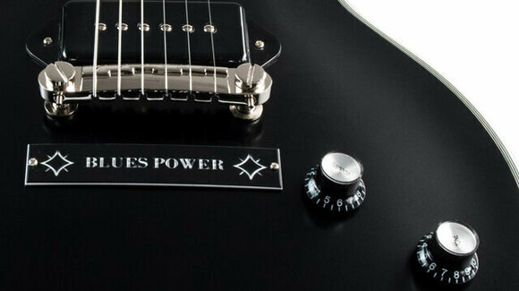 Electric guitar Epiphone Jared James Nichols Old Glory Les Paul Standard Black Aged Gloss - 3
