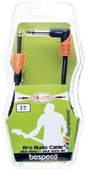 Instrument Cable Bespeco SLPJ300 Black/Straight - Angled - 1