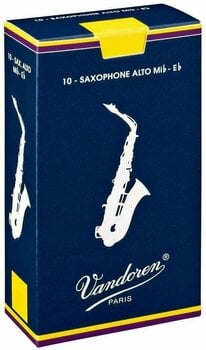 Blatt für Alt Saxophon Vandoren Classic Blue Alto 2.5 Blatt für Alt Saxophon - 3