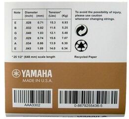 Klasszikus nylon húrok Yamaha CN10 Klasszikus nylon húrok - 2