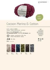 Pređa za pletenje Austermann  Cocoon Merino & Cotton 90364-4 Olive Pređa za pletenje - 1