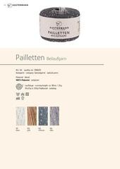 Pređa za pletenje Austermann Pailletten 98201-04 Silver Pređa za pletenje - 1