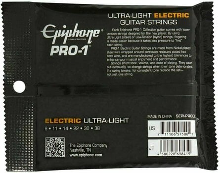 Saiten für E-Gitarre Epiphone Pro-1 Ultra-Light Electric Strings - 2