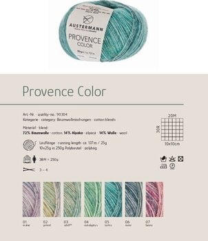 Neulelanka Austermann Provence Color 90304-01 Mallow Neulelanka - 2