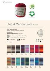 Hilo de tejer Austermann Step Merino 4 90318-04 Dahlia Hilo de tejer - 4