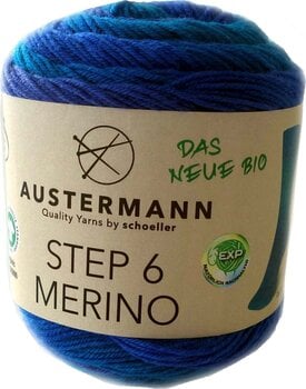 Filati per maglieria Austermann Step Merino 6 90337-107 Turquoise Filati per maglieria - 2