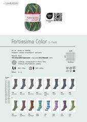 Knitting Yarn Schoeller + Stahl Fortissima Color 6-fach 90008-167 Jungle Knitting Yarn - 2