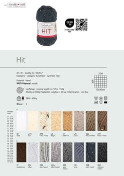 Fire de tricotat Schoeller + Stahl Hit 93657-247 Brown tweed Fire de tricotat - 2