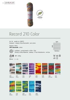 Pređa za pletenje Schoeller + Stahl Record 210 Color 90172-212 Harlequin Pređa za pletenje - 2