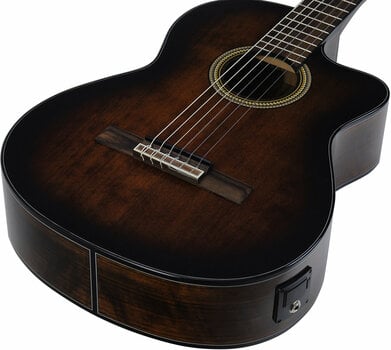 Klassieke gitaar met elektronica Valencia VC564CE 4/4 Brown Sunburst - 3