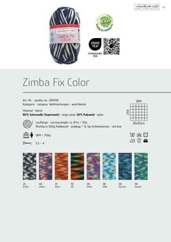 Pređa za pletenje Schoeller + Stahl Zimba Fix Color 90140-38 Polar Pređa za pletenje - 2