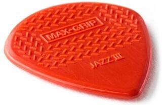 Plektra Dunlop 471R 3 N Nylon Max Grip Jazz III Plektra - 1