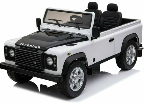 Lasten sähköauto Beneo Land Rover Defender White - 5