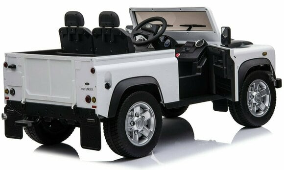 Elektryczny samochodzik Beneo Land Rover Defender White - 6