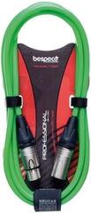 Cavo per microfono Bespeco NCMB600C Fluorescent Green 6 m Cavo per microfono - 1