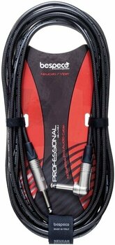 Instrument Cable Bespeco NCP300T Black 3 m Straight - Angled - 2